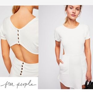 NWOT Free People Darling Open Back Dress